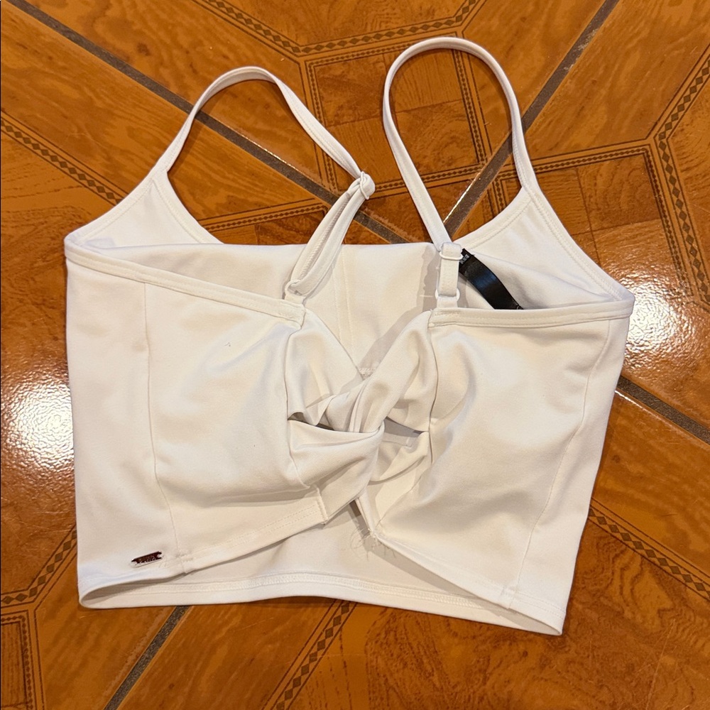 PINK Victoria's Secret White Crop Top - Picture 2 of 4
